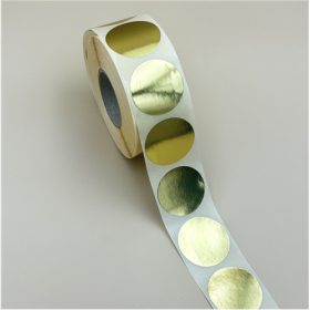 38mm körcímke -  ARANY papír 1000 db/40gy