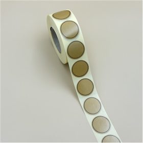 30mm arany tónus papírcímke 1000 db/40gy