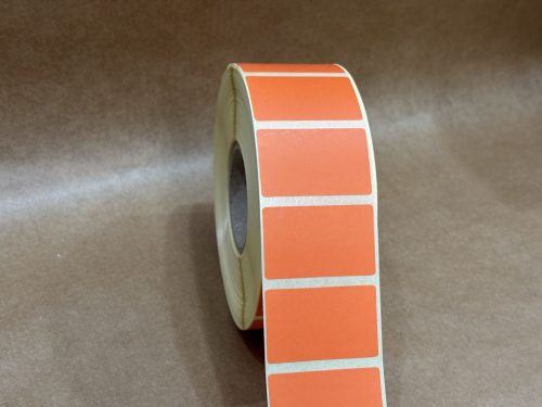 40x25mm direkt THERMO címke 2000 db/40gy- NARANCS