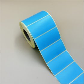 80x40mm direkt THERMO címke 1000 db/40gy - KÉK (P297P)