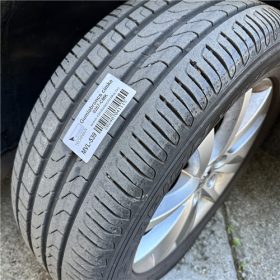   106x50mm termál transzfer TYRE ADHESIVE gumiabroncs címke 1000 db/40gy - extra erős ragasztó