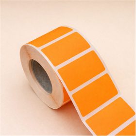 50x25mm termál transzfer címke 1000 db/40gy - neon NARANCS