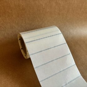   80x20mm átlátszó műanyag címke PP CLEAR 1000 db/40gy + MARKER JEL