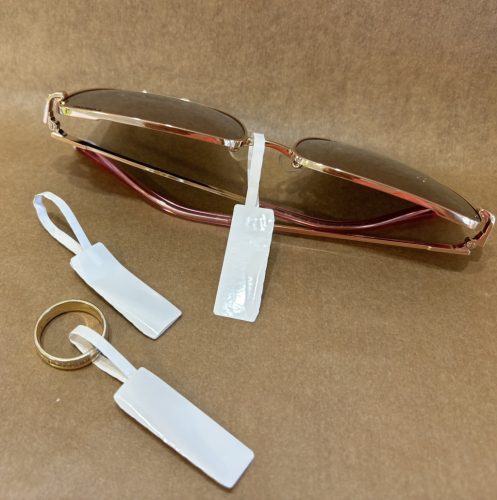 Ékszercímke 100x26mm műanyag 1000 db/40gy - szemüvegcímke