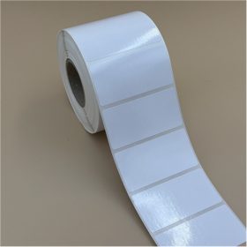   70x25mm PE Gloss White műanyag címke 1000 db/40gy ERŐS ragasztó