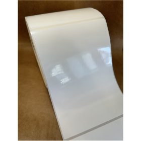   140x200mm PE Gloss White műanyag címke 500 db/76gy ERŐS ragasztó