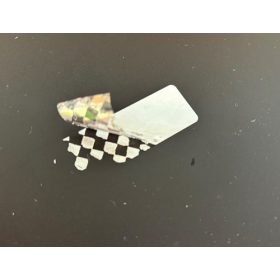 PEPITA 20mm körcímke matt ezüst 1000 db/40gy