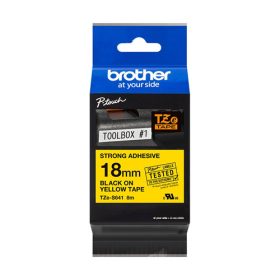   Brother 18mm P-Touch TZe-S641 szalag -  sárga alapon/fekete nyomat