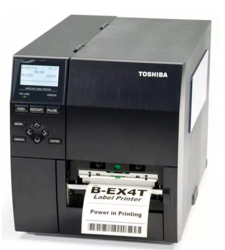 TOSHIBA B-EX4T2 (TT) 203 dpi termál transzfer címkenyomtató