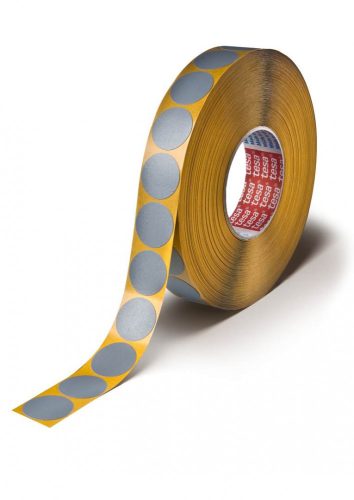 30mm kör EZÜST szövetszalag (TESA 54657) 4000 db/tekercs - EXTRA erős