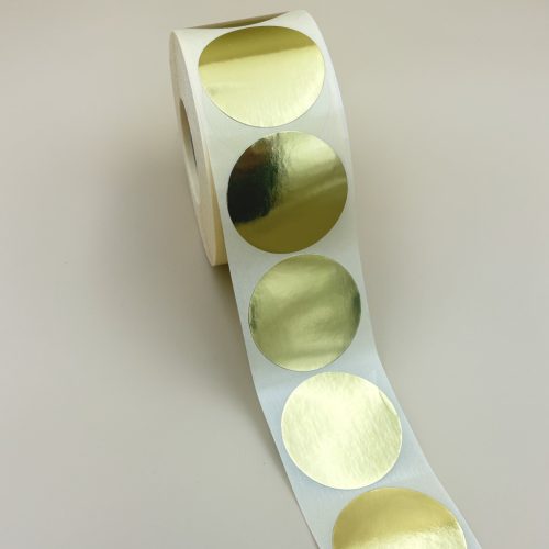 50mm körcímke -  ARANY papír 1000 db/40gy