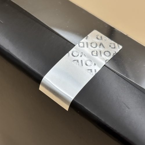 VOID 60x18mm biztonsági EZÜST fényes címke 1000 db/40gy - PEPITA 