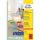 Avery univerzális visszaszedhető piros címke  38,1x21,2mm - L4790-20
