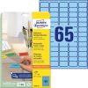 Avery univerzális visszaszedhető kék címke  38,1x21,2mm - L4791-20