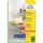Avery univerzális visszaszedhető zöld címke  38,1x21,2mm - L4792-20