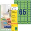 Avery univerzális visszaszedhető zöld címke  38,1x21,2mm - L4792-20