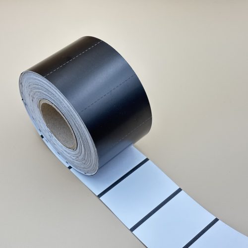 Polccímke 55x38mm TT kartoncímke 1000 db/40gy -  FEKETE + MARKEL JEL