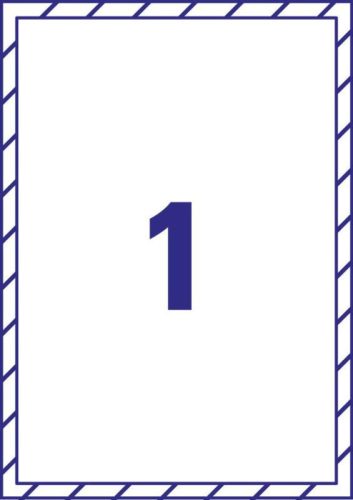 Avery kirakat matricák 210x297mm (10 ív) - L9001-10