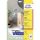 Avery univerzális címke szögletes címke fehér 45x45mm (10 ív) - 6252-10