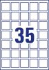 Avery öntapadó QR-kód címke 35x35mm -  L7120-25