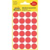 Avery öntapadó jelölő címke 18mm piros (3004)