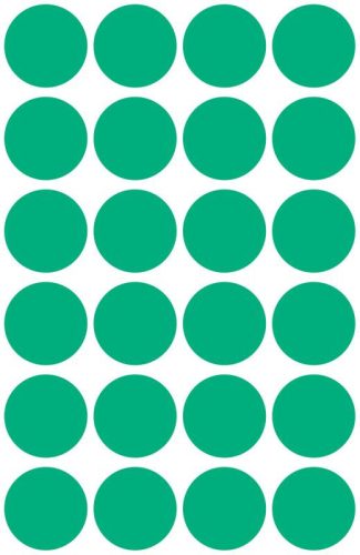 Avery öntapadó jelölő címke 18mm zöld (3006)