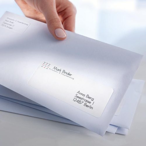 Avery fehér öntapadó címke 63,5x33,9mm - L7159-100