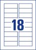 Avery nyomtatható mágnes lap 78x28mm - J8871-5