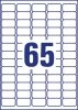 Avery átlátszó címzés címke 38x21,2mm - L7551-25