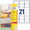 Avery átlátszó címzés címke C6 borítékra 63,5x38,1mm - L7560-25
