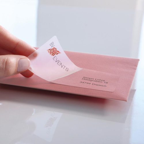 Avery átlátszó címzés címke 99,1x33,9mm - L7562-25