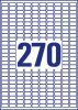 Avery víztiszta átlátszó címke 17,8x10mm - L7785-25