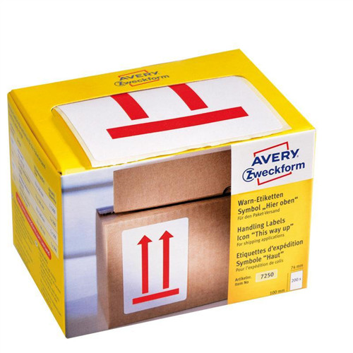 Avery piktogram álló helyzetet jelző nyilak 74x100mm (7250)