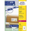 Avery fehér öntapadó csomag címke 99,1x93,1mm - L7166-100