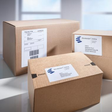 Avery fehér öntapadó csomag címke 99,1x139mm - L7169-100