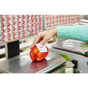   58x53mm direkt THERMO TOP mérlegcímke 700 db/40gy - hűtőházi ragasztó