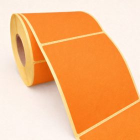   101,6x152,4mm direkt THERMO NARANCS címke 500 db/40gy + RITZ futárcímke, raklapcímke