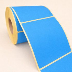   101,6x152,4mm direkt THERMO KÉK címke 500 db/40gy + RITZ futárcímke, raklapcímke