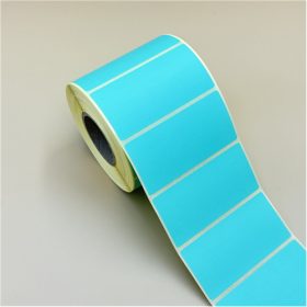 80x40mm direkt THERMO címke 1000 db/40gy - TÜRKIZ (7471U)