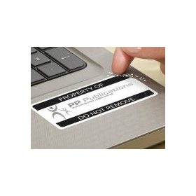   DESTRUKTÍV 30x10mm biztonsági címke 2x500 db/40gy (2 pályás)