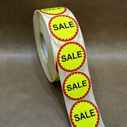 35mm FLASH körcímke 1500 db/40gy EGYEDI felirat