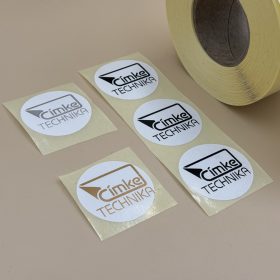   Bérnyomtatás - 35mm körcímkére , arany ezüst fekete nyomat