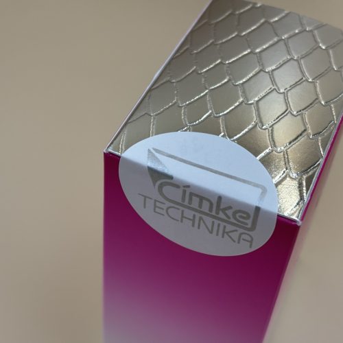 Bérnyomtatás - 35mm körcímkére , arany ezüst fekete nyomat