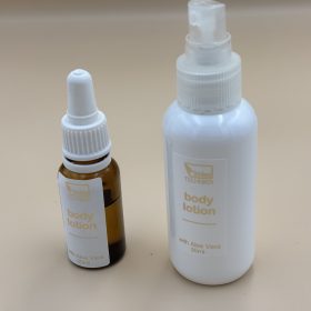   Bérnyomtatás - KOZMETIKAI műanyag címkére - 1 szín ARANY nyomat