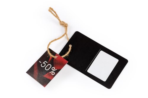 Bérnyomtatás- RUHA címke, kartoncímke  - színes