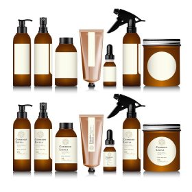   Bérnyomtatás - KOZMETIKAI műanyag címkére - 1 szín FEKETE nyomat