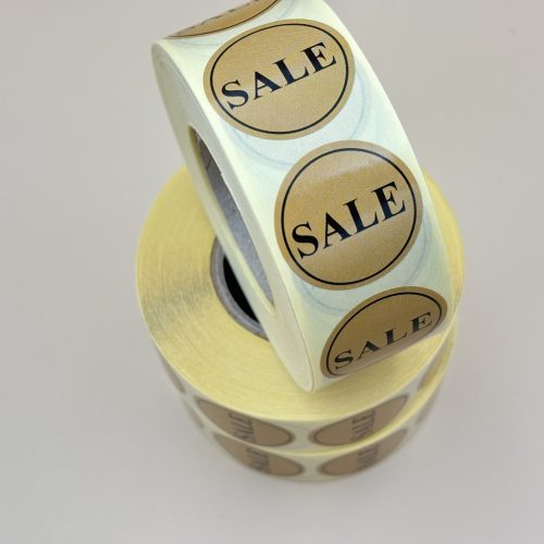 Bérnyomtatás - NATÚR címke - 1 szín fekete nyomat 