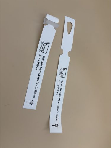 Bérnyomtatás - kültéri IDŐJÁRÁSÁLLÓ címkére - facsemete, faiskola címke 