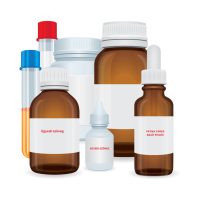 GYÓGYSZERTÁRI / LABORATÓRIUMI címke