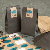 AVERY barna KRAFT etikett